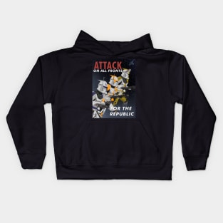 Attack on All Fronts Kids Hoodie